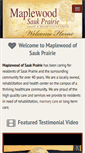 Mobile Screenshot of maplewoodsaukprairie.com